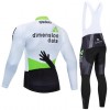 Conjunto Maillot + Culotte largo con tirantes 2019 Dimension Data N001